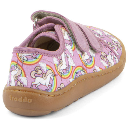 Dětské tenisky Froddo Barefoot canvas White/Pink