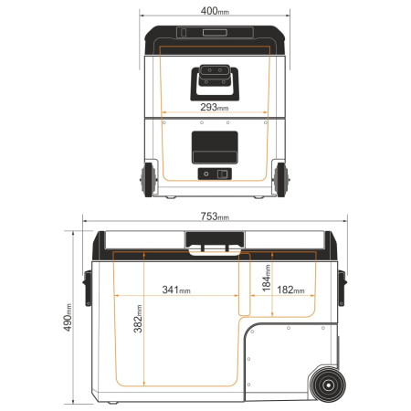 Chladící box Yolco TCX50