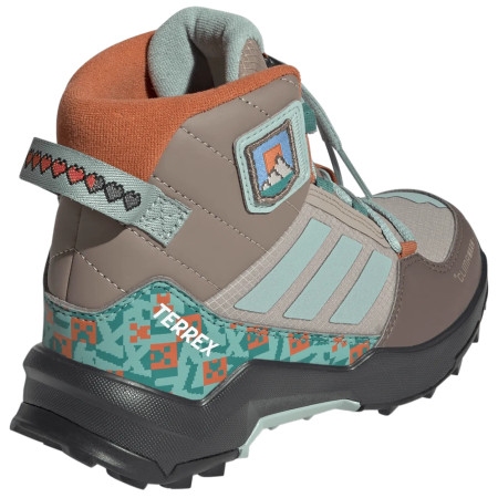 Dětské boty Adidas Terrex Ax4R Cw+ Mid Beige