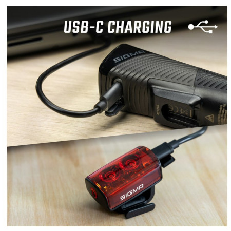 Přední / zadní světlo Sigma Buster 800 + Buster RL 80