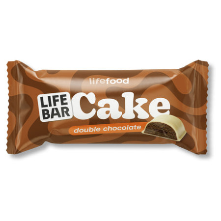 Tyčinka Lifefood Cake dvojitá čokoláda (35 g)