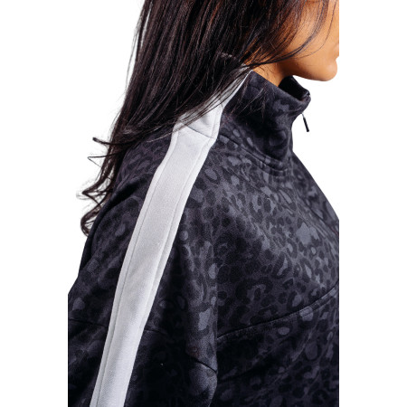 Dámská mikina Nebbia Half-Zip Leopard Sweatshirt Primal