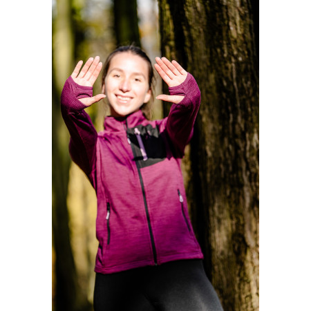 Dámská mikina MOOA Nyore Grid 220