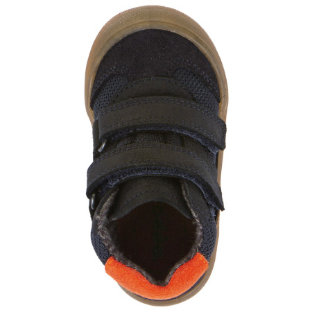 Dětské celoroční barefoot boty Froddo Ollie Lumi Tex Dark Blue