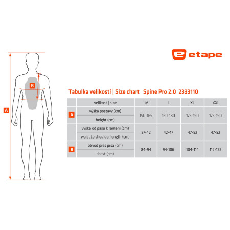 Chránič páteře Etape SPINE PRO 2.0