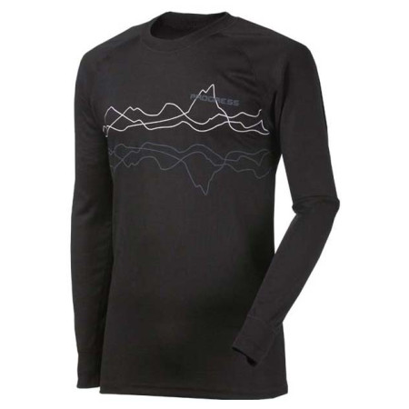 Pánské triko Progress DF NDR PRINT 1DP dl.r. černá