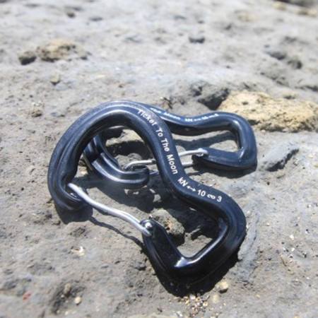 Sada 2 hliníkových karabinek Ticket To The Moon 1000 kg