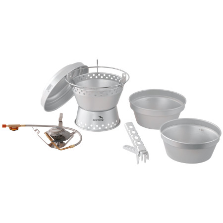 Set nádobí a hořáku Easy Camp Storm Cooker & Stove set