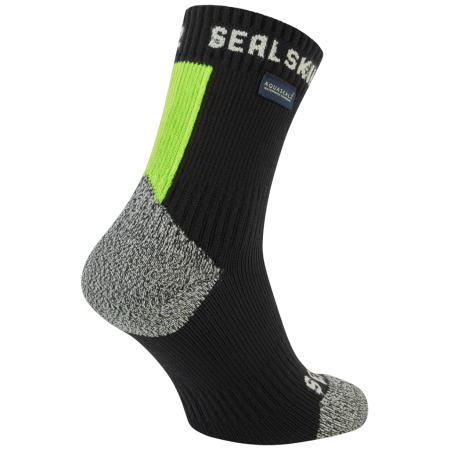 4camping.cz - Nepromokavé ponožky SealSkinz Dunton - 39-42 / černá/žlutá
