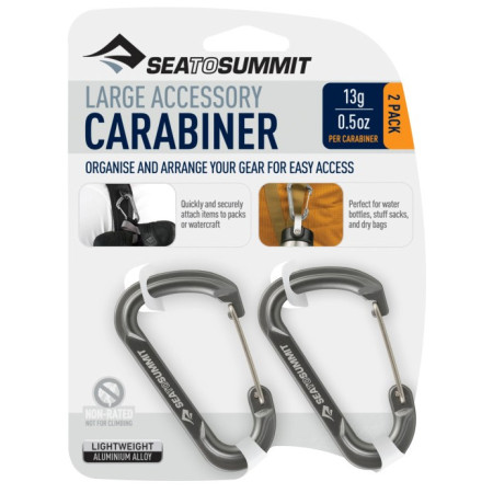 Sada karabin Sea to Summit Accessory Carabiner Large Set 2pcs