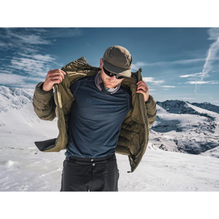 Pánská péřová bunda Norrona femund down700 Zip Hood