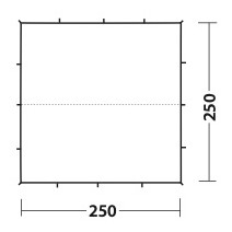 Tarp Robens Tarp 2.5 x 2.5 m Pro