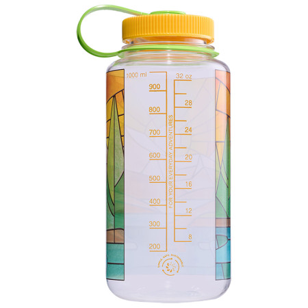 Láhev Nalgene Wide Mouth 1l Clear Stained Glass