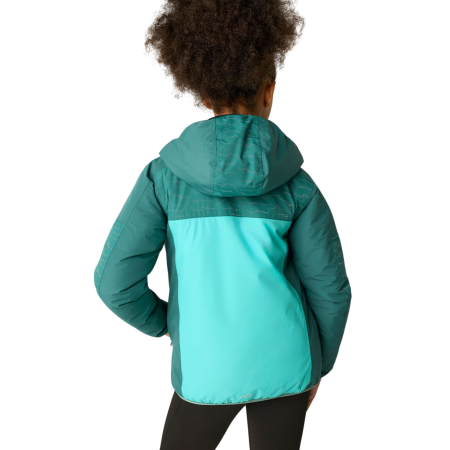 Dětská zimní bunda Regatta Illuma Reflective Jacket Turquoise/Mediterranea