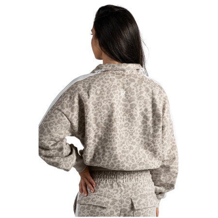 Dámská mikina Nebbia Half-Zip Leopard Sweatshirt Primal