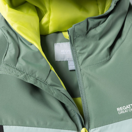Dětská zimní bunda Regatta Beamz Dark Forest/Glacier Green