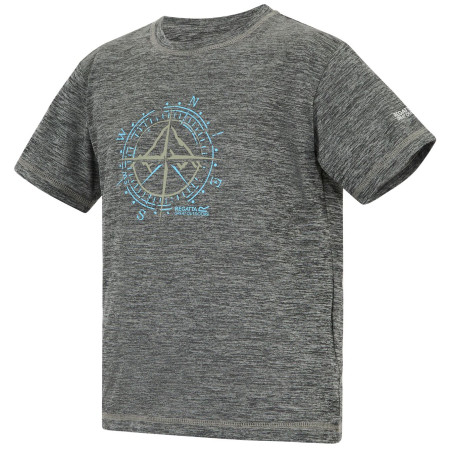 Dětské triko Regatta Alvarado Black Marl