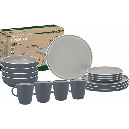 Sada nádobí Brunner Lunch Box Trilogy Grey