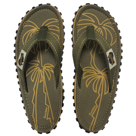 Pánské žabky Gumbies Palm Leaf Khaki