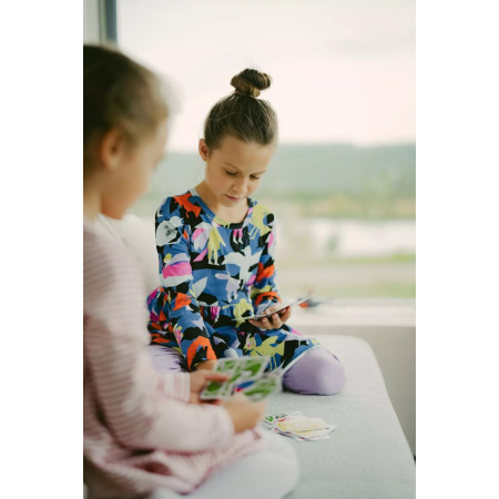 Dětské šaty Wouki Himawari Magenta