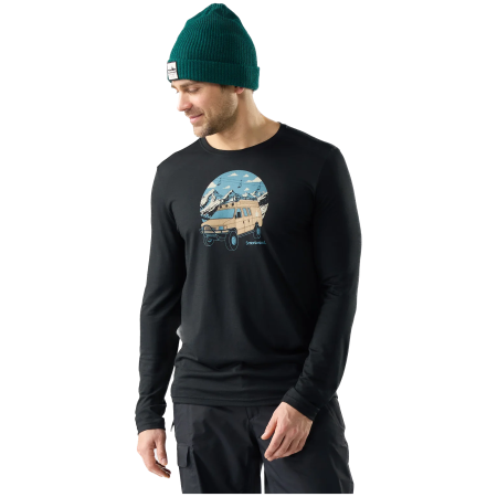 Pánské funkční triko Smartwool Men's First Chair Pursuit Active Long Sl
