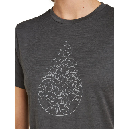 Dámské triko Icebreaker Women Merino 150 Tech Lite SS Tee Hike Path