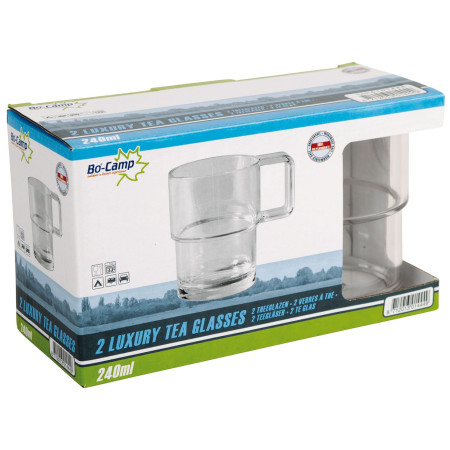 Čajové sklenice Bo-Camp Tea glass polycarbonate 2 ks