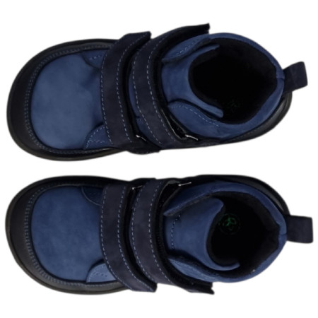 Dětské barefoot boty beBare 3514SA Denim