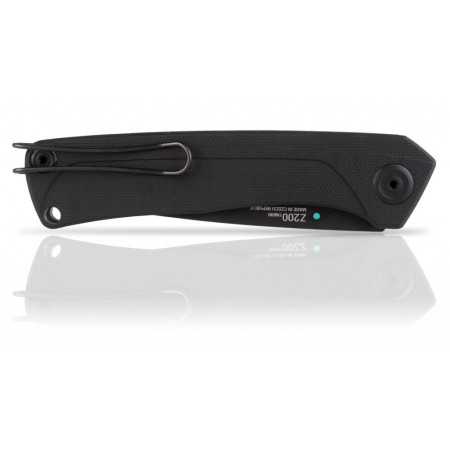 Nůž Acta Non Verba Z200 DLC/Plain Edge, G10 Black/Liner Lock