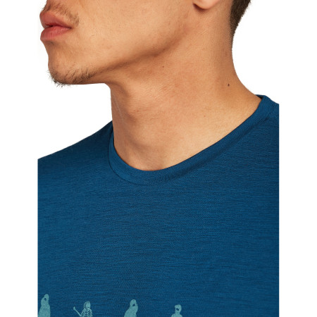 Pánské tričko Icebreaker Men Merino 150 Tech Lite SS Tee Snow Day