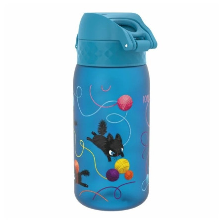 Dětská lahev Ion8 Leak Proof Blue Cats 350ml