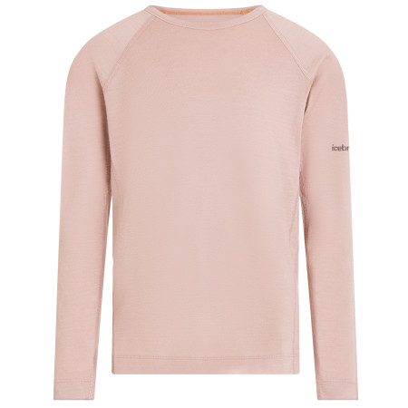 Dětské funkční triko Icebreaker K 200 Oasis LS Crewe Pink Quartz