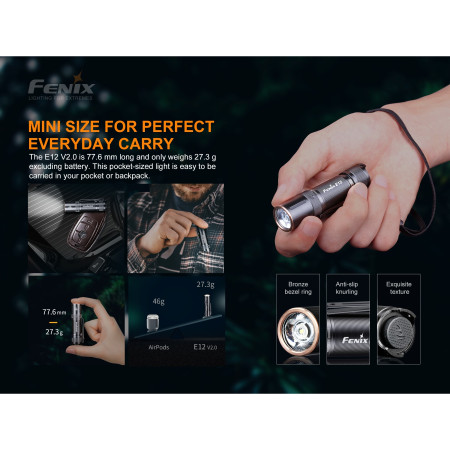 Baterka Fenix E12 V2.0
