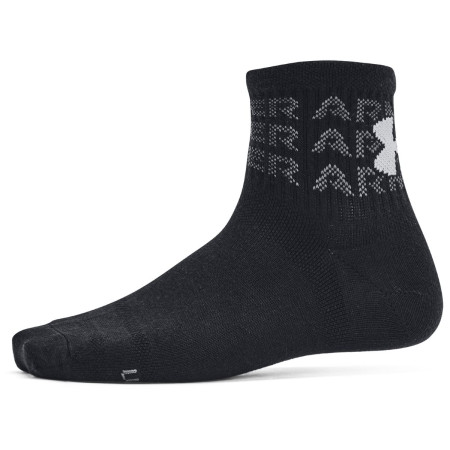 Dětské ponožky Under Armour Yth UA Essential 6Pk Qtr Black
