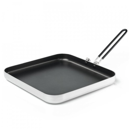 4camping.cz - Pánev GSI Outdoors Bugaboo Square Frypan - černá/bílá