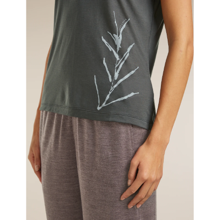 Dámské funkční triko Icebreaker Merino Blend Core SS Tee Panax