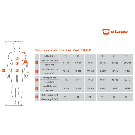 Pánská větrovka Etape Vento