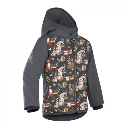 Dětská softshellová bunda Unuo Softshell Basic Fleece