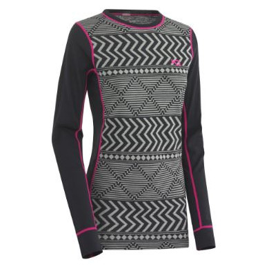 Dámské triko Kari Traa Kryss LS-ebony