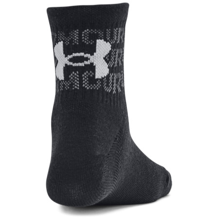 Dětské ponožky Under Armour Yth UA Essential 6Pk Qtr Black