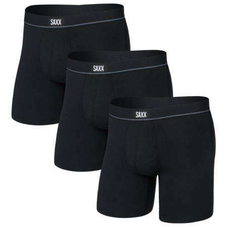 Pánské boxerky Saxx Essential Cotton Boxer Brief Fly 3Pk