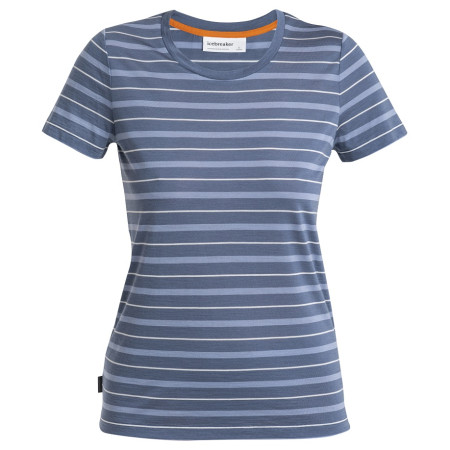 4camping.cz - Dámské triko Icebreaker Women Wave SS Tee Stripe - M / modrá