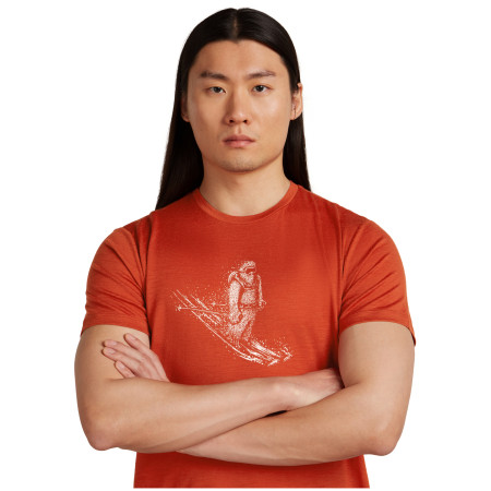 Pánské tričko Icebreaker Merino 150 Tech Lite Skiing Yeti