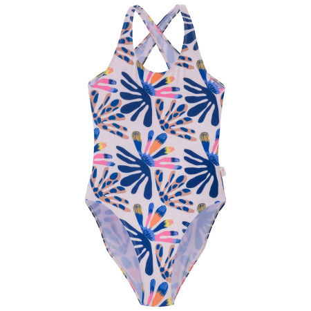 Dětské plavky Aquawave Salava Jr - Summer Beige Flower Print