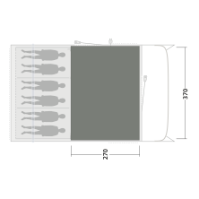 Koberec ke stanu Outwell Cozy Carpet Denver 6