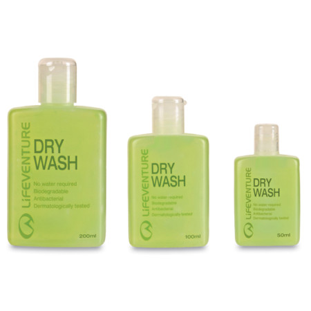 Cestovní mýdlo LifeVenture Dry Wash Gel 200ml