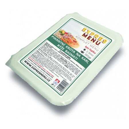 Expres menu Pikantní krůta na kari, rýže basmati 380 g