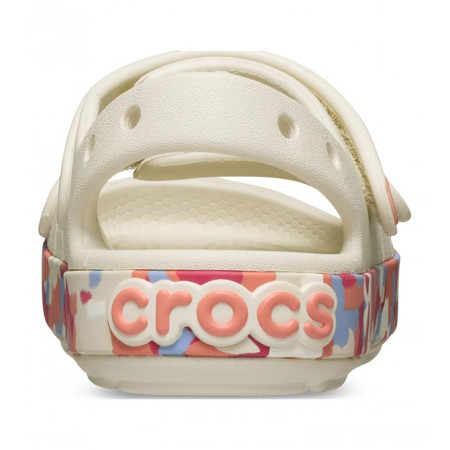 Dětské sandály Crocs Crocband Cruiser Glow Confetti Band Sandal Summit White/Guava