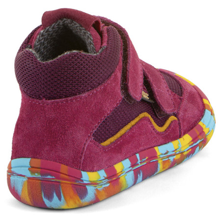 Dětské celoroční barefoot boty Froddo Barefoot Tex Fun Autumn Fuxia
