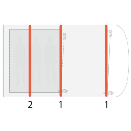 Nafukovací stan Outwell Elmdale 3PA